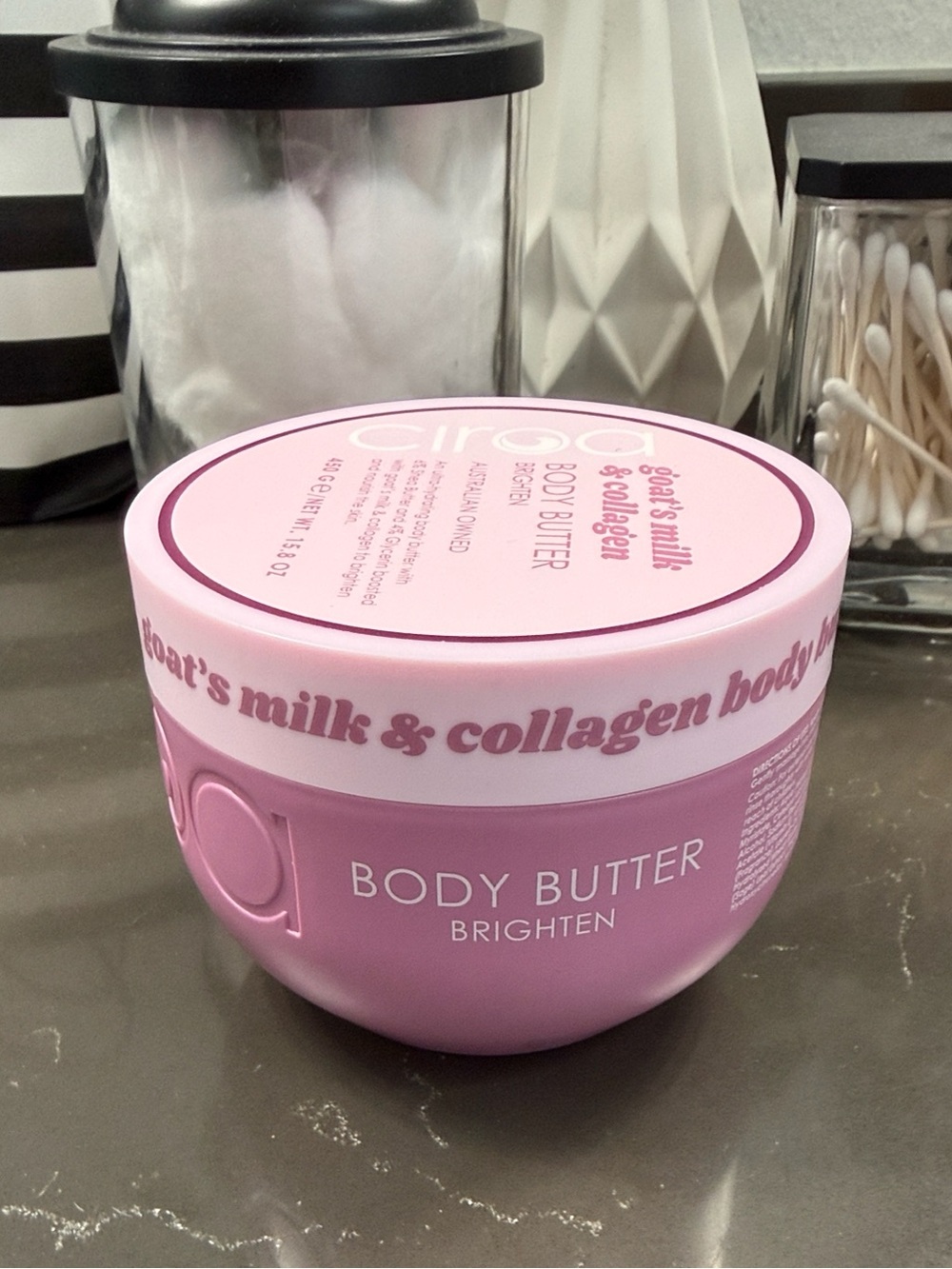 Goat's Milk & Collagen Pink Body Butter - Brighten